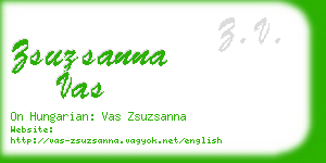 zsuzsanna vas business card